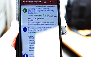 Bezpłatna aplikacja ostrzega mieszkańców Elbląga. „To bardzo przydatne narzędzie, szczególnie w najbliższych dniach”